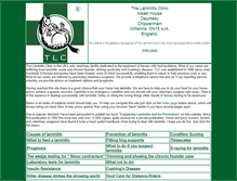 Tablet Screenshot of laminitisclinic.org